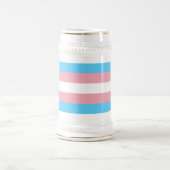 Transgender-Pride-Markierung Bierglas (Mittel)