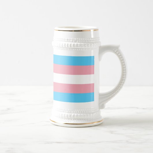 Transgender-Pride-Markierung Bierglas (Rechts)