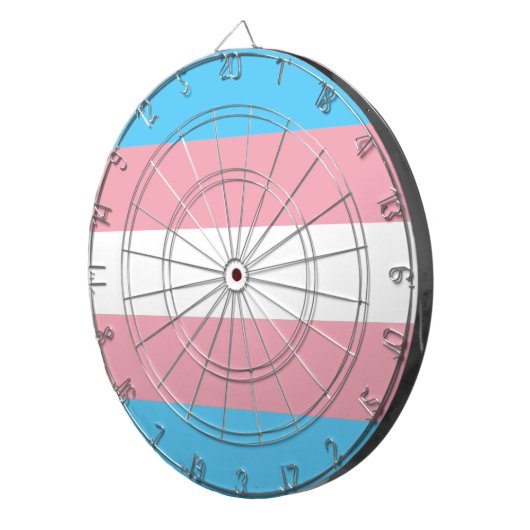 Transgender-Pride-Markierung Dartscheibe (Vorderseite rechts)