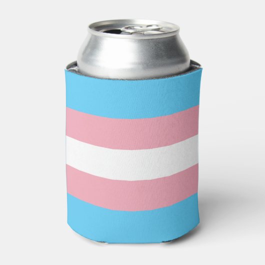 Transgender-Pride-Markierung Dosenkühler (Kanne Vorderseite)