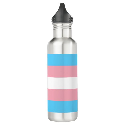 Transgender-Pride-Markierung Edelstahlflasche (Links)