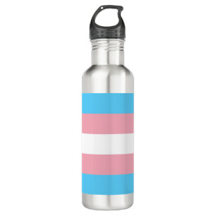 Transgender-Pride-Markierung Edelstahlflasche