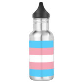 Transgender-Pride-Markierung Edelstahlflasche (Links)
