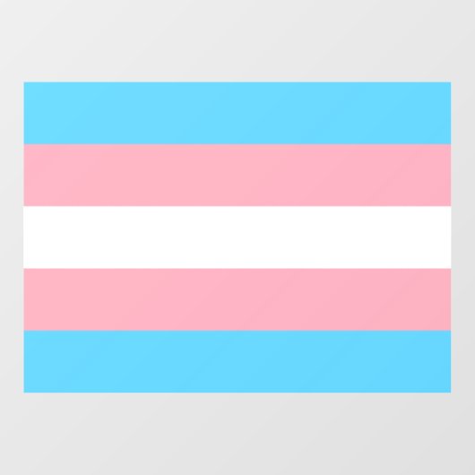 Transgender-Pride-Markierung Fensteraufkleber (Blatt)