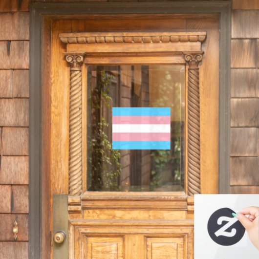 Transgender-Pride-Markierung Fensteraufkleber (Haustür)
