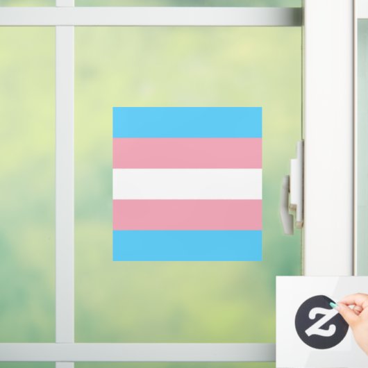 Transgender-Pride-Markierung Fensteraufkleber (Zuhause)