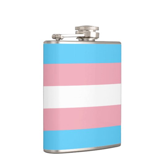 Transgender-Pride-Markierung Flachmann (Rechts)