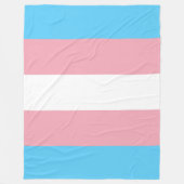 Transgender-Pride-Markierung Fleecedecke (Vorderseite)