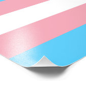 Transgender-Pride-Markierung Fotodruck (Ecke)