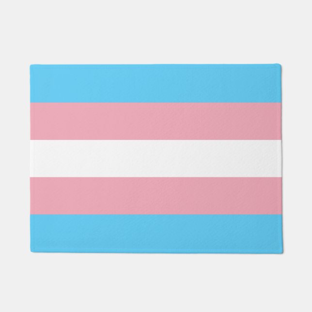 Transgender-Pride-Markierung Fußmatte (Vorderseite)