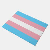 Transgender-Pride-Markierung Fußmatte (Schrägansicht)