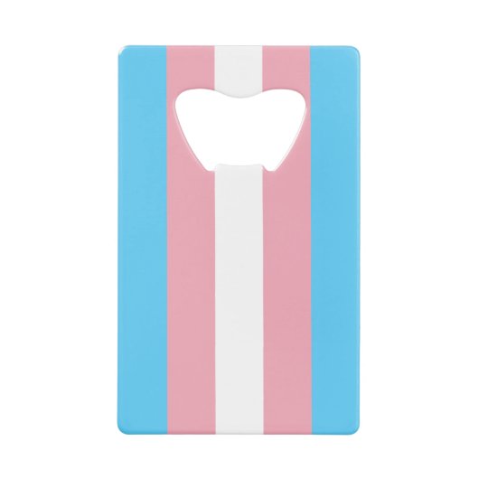 Transgender-Pride-Markierung Geldbeutel Flaschenöffner (Vorderseite)