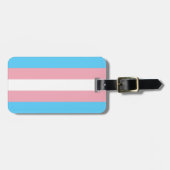 Transgender-Pride-Markierung Gepäckanhänger (Vorderseite horizontal)