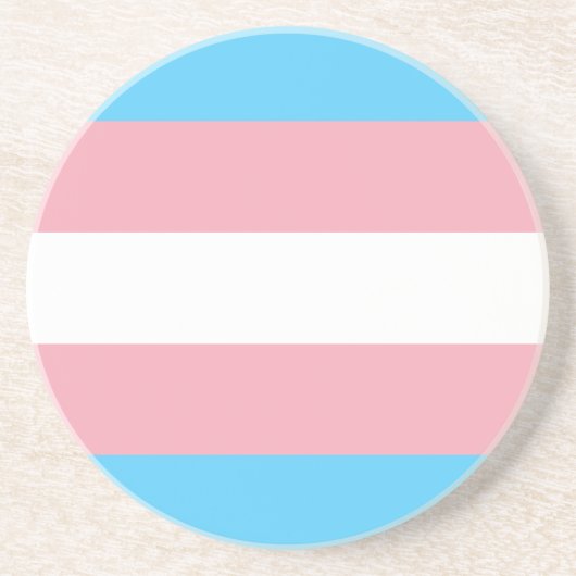Transgender-Pride-Markierung Getränkeuntersetzer (Vorne)