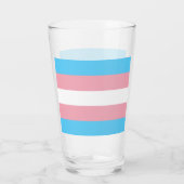 Transgender-Pride-Markierung Glas (Rückseite)