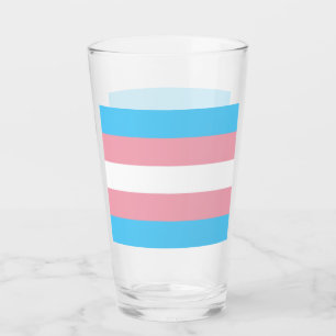 Transgender-Pride-Markierung Glas