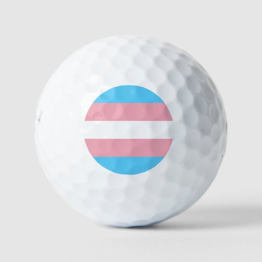 Transgender-Pride-Markierung Golfball (Vorderseite)