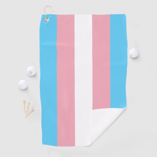 Transgender-Pride-Markierung Golfhandtuch (Insitu)