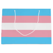 Transgender-Pride-Markierung Große Geschenktüte (Vorderseite)