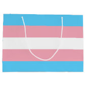 Transgender-Pride-Markierung Große Geschenktüte (Rückseite)