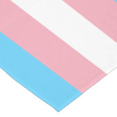 Transgender-Pride-Markierung Großer Tischläufer (Ecke)