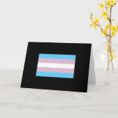 Transgender-Pride-Markierung Karte (Gelbe Blume)