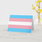 Transgender-Pride-Markierung Karte (Gelbe Blume)