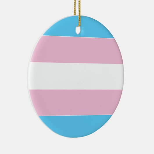 Transgender-Pride-Markierung Keramik Ornament (Rechts)