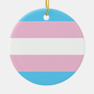 Transgender-Pride-Markierung Keramik Ornament