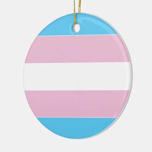 Transgender-Pride-Markierung Keramik Ornament (Links)