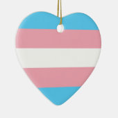 Transgender-Pride-Markierung Keramik Ornament (Rechts)