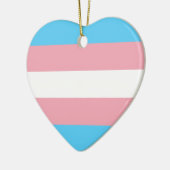 Transgender-Pride-Markierung Keramik Ornament (Links)