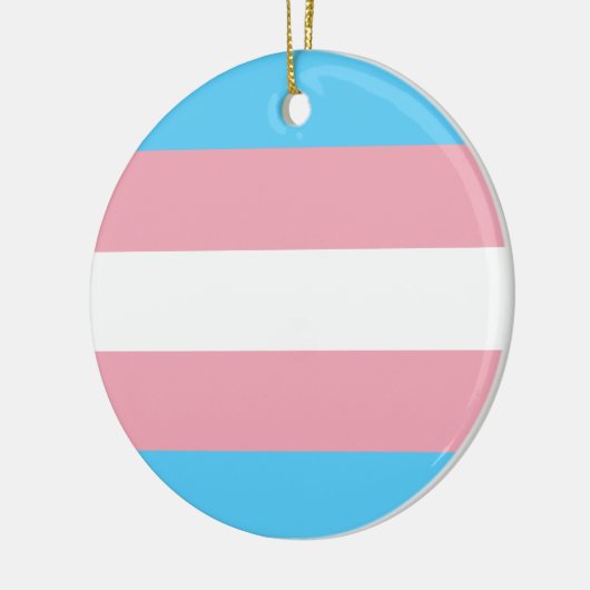 Transgender-Pride-Markierung Keramik Ornament (Links)