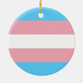 Transgender-Pride-Markierung Keramik Ornament (Hinten)