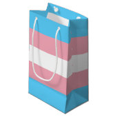 Transgender-Pride-Markierung Kleine Geschenktüte (Vorderseite Schrägansicht)