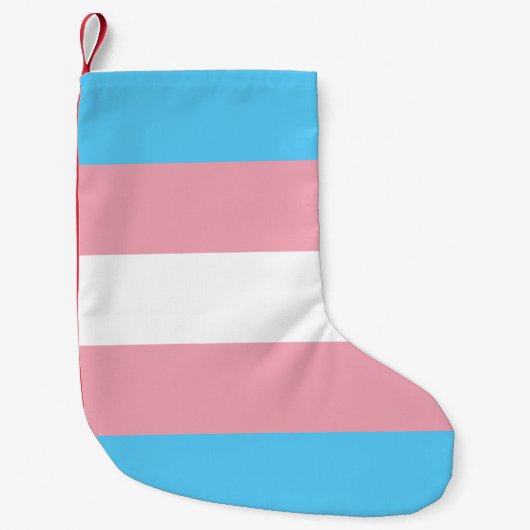 Transgender-Pride-Markierung Kleiner Weihnachtsstrumpf (Vorderseite)