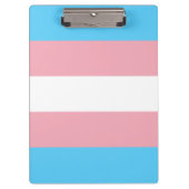 Transgender-Pride-Markierung Klemmbrett (Vorderseite)