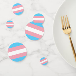 Transgender-Pride-Markierung Konfetti