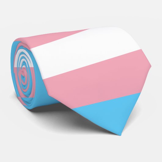 Transgender-Pride-Markierung Krawatte (Gerollt)