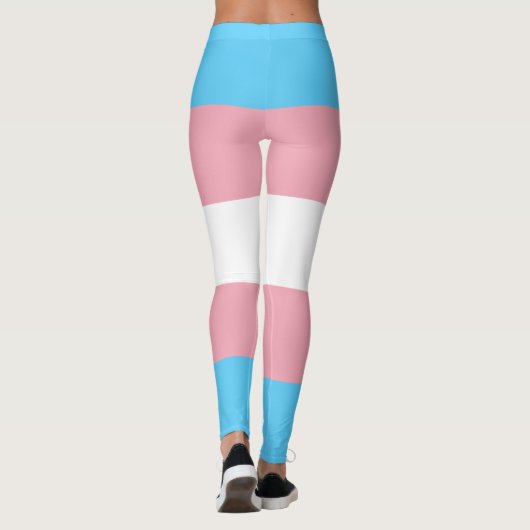 Transgender-Pride-Markierung Leggings (Rückseite)