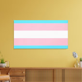 Transgender-Pride-Markierung Leinwanddruck (Insitu (Wohnzimmer))