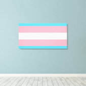 Transgender-Pride-Markierung Leinwanddruck (Insitu (Holzboden))