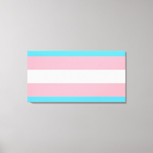 Transgender-Pride-Markierung Leinwanddruck (Vorderseite)
