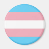 Transgender-Pride-Markierung Magnet (Vorne)