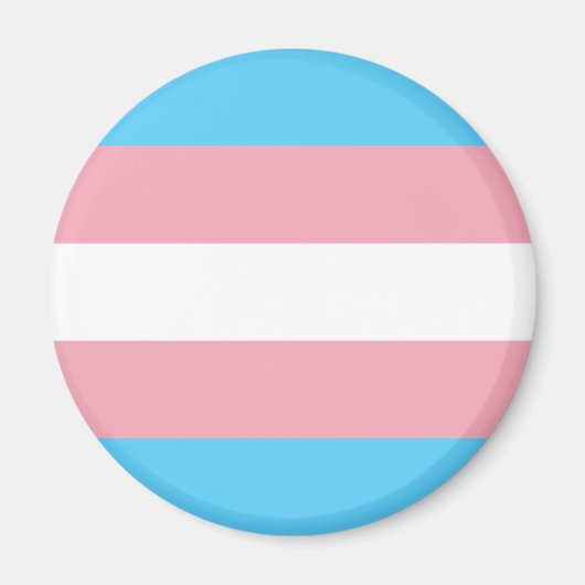 Transgender-Pride-Markierung Magnet (Vorne)