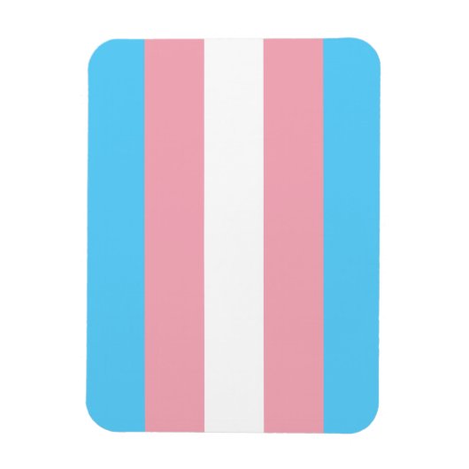 Transgender-Pride-Markierung Magnet (Vertikal)