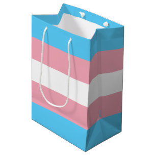 Transgender-Pride-Markierung Mittlere Geschenktüte