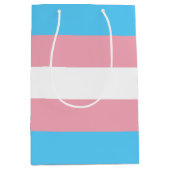Transgender-Pride-Markierung Mittlere Geschenktüte (Vorderseite)