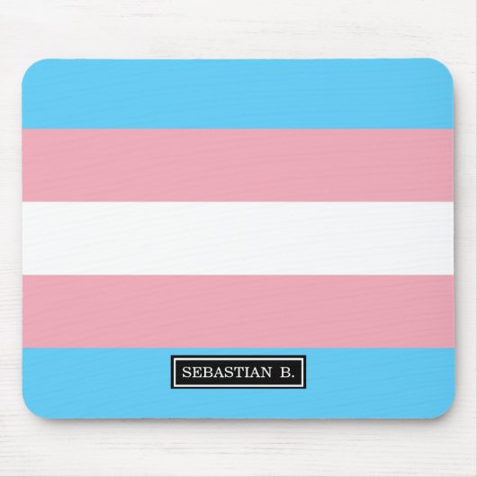 Transgender-Pride-Markierung Mousepad (Vorne)
