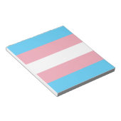Transgender-Pride-Markierung Notizblock (angewinkelt)